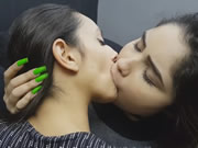 Lesbianas Besos profundos