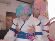 CSCT-005 Miku Abeno y Rika Mari Lesbianas